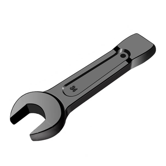 Multifunctional Open Ended Straight Handle Single End Wrench Heavy Duty Large Wrench Automotive Maintenance Hand Tool