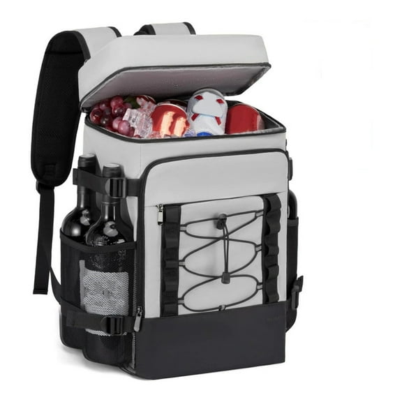 Multifunctional Outdoor Camping Insulated Cooler Backpack With Double-Layer Aluminum Foil Lining, Suitable For Hiking Cycling Hunting Mountain Climbing, Unisex Lightweight