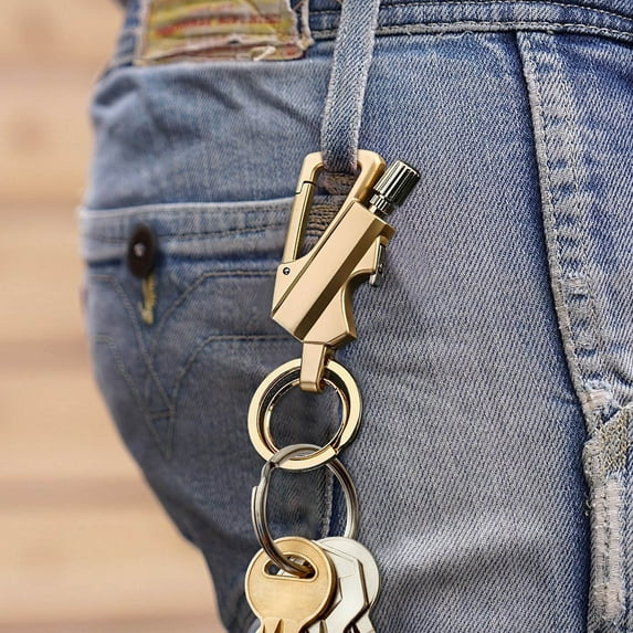 Multifunctional Outdoor Match Lighter Keychain, Portable Bottle Opener with 6ml Kerosene Capacity, Waterproof, Compact, Durable, Ideal for Camping, Hiking, Travel and Emergency Use