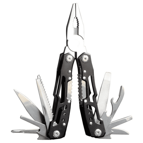 Multifunctional Outdoor Mountaineering Camping Portable Black Mini Folding Knife Black