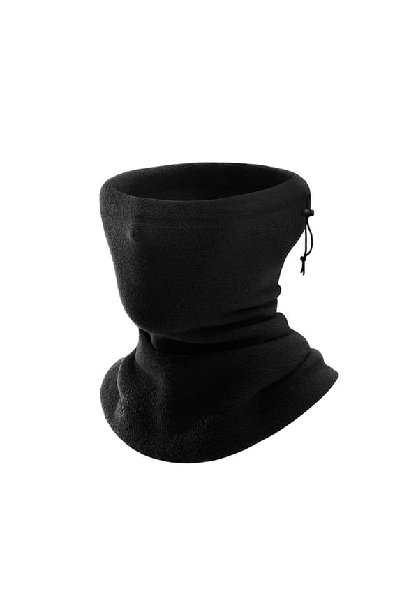 Multifunctional Outdoor Sports Face Neck Gaiter Thick Windproof Warm Adjustable Drawstring Universal Size for Cycling Hiking Skiing