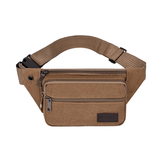 Multifunctional Outdoor Sports Waist Bag, Waterproof Nylon Fanny Pack with Adjustable Strap, Lightweight Storage for Running, Hiking, Cycling, Camping