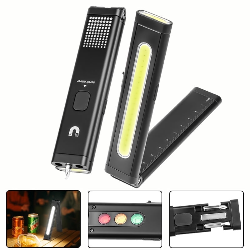 Bright Rechargeable Flashlight – Multi-Functional Portable LED Light For Hiking, Camping, Home, Car, And Outdoor Search