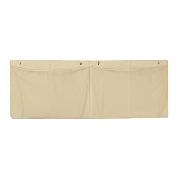 Multifunctional Over The Door Hanging Organizer with Breathable Mesh Pockets for Home Storage and Clutter Control