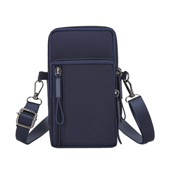 Multifunctional Oxford Cloth Mobile Phone Bag,Portable Wristlet Bag,Crossbody Sling Backpack,Lightweight Mini Storage Organizer,Adjustable Strap Outdoor Travel Bag,Anti‑Tear Daily Commute Bag