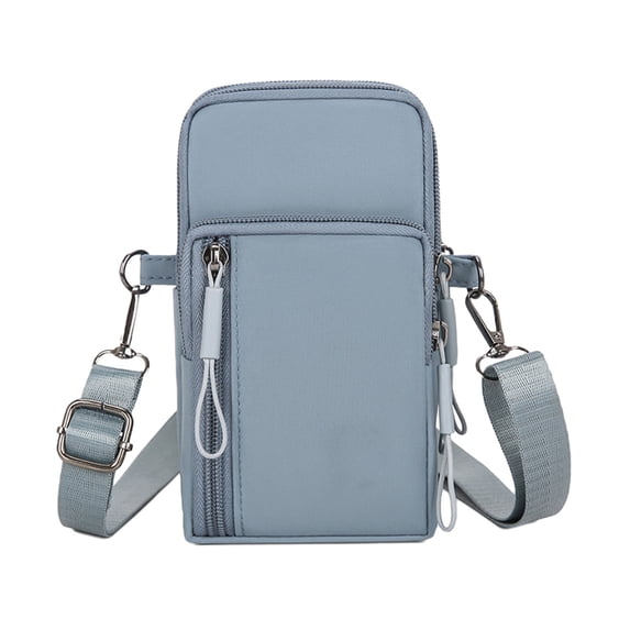 Multifunctional Oxford Cloth Mobile Phone Bag,Portable Wristlet Bag,Crossbody Sling Backpack,Lightweight Mini Storage Organizer,Adjustable Strap Outdoor Travel Bag,Anti‑Tear Daily Commute Bag