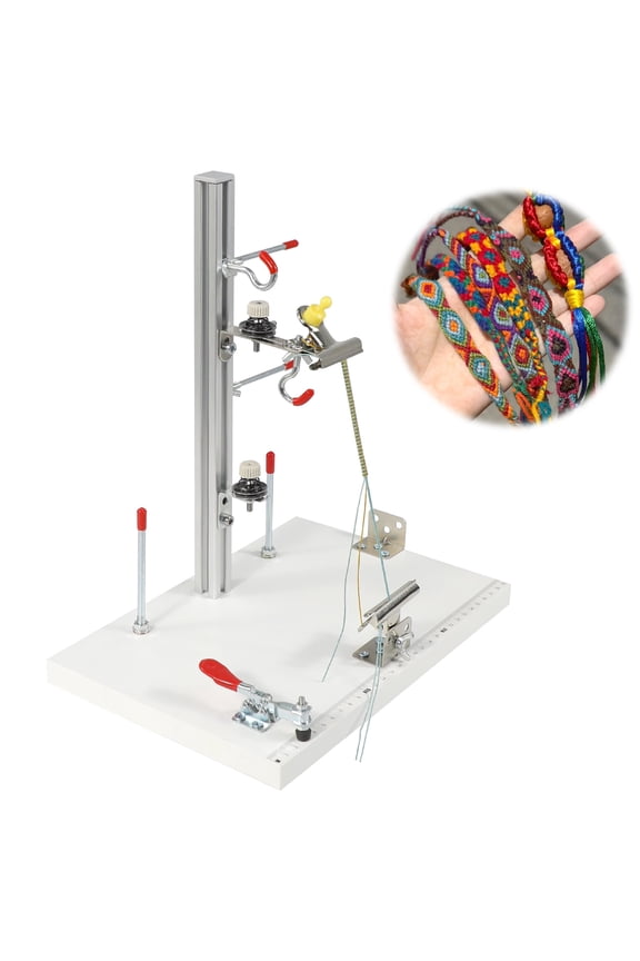Multifunctional Paracord Jig Bracelet Maker  DIY Weaving Tool for Bracelets, Necklaces, Lanyards, Keychains, and Collars, Adjustable Workstation