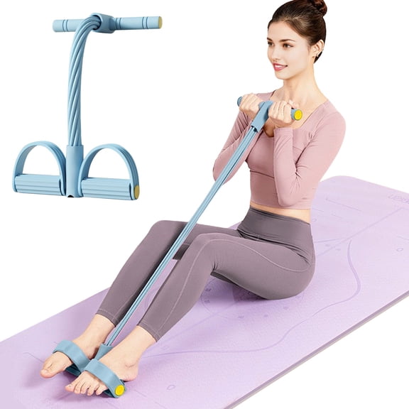 Multifunctional Pedal Resistance Band with Handle,4/6/8 Tubes for All Weights,Upgrade Heavy-Duty TPE Tubes with 300% Stretch for Full Body Workouts.
