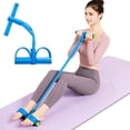 thumbnail image 1 of Multifunctional Pedal Resistance Band with Handle,4/6/8 Tubes for All Weights,Upgrade Heavy-Duty TPE Tubes with 300% Stretch for Full Body Workouts., 1 of 5