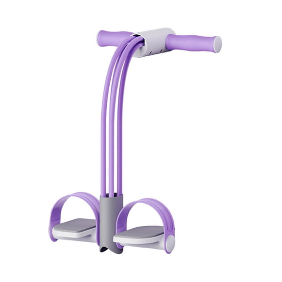 Multifunctional Pedal Trainer with Resistance Rope and Upgraded Smart Stirrup Puller for Abdomen Waist Arms and Legs – 4-Tube Fitness for Home Gym