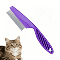 thumbnail image 1 of Multifunctional Pet Comb,Flea Comb for Cats, Stainless Steel Fine-Tooth Grooming Massage Comb for Detangling Dog Cat Face & Paws, 1 of 5