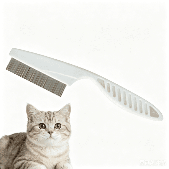 Multifunctional Pet Comb,Flea Comb for Cats, Stainless Steel Fine-Tooth Grooming Massage Comb for Detangling Dog Cat Face & Paws