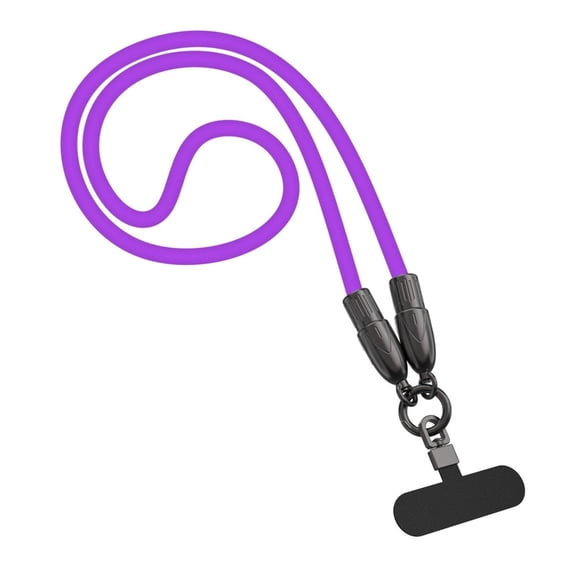 Multifunctional Phones Lanyard Charging Data Cable Cord Silicone USB C Sync Wire