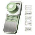thumbnail image 1 of Multifunctional Plastic Vegetable Cutter with Stainless - Steel Blade for Home Use, Featuring Safety Design, Thickness Adjustment, and Easy Cleaning, 1 of 9