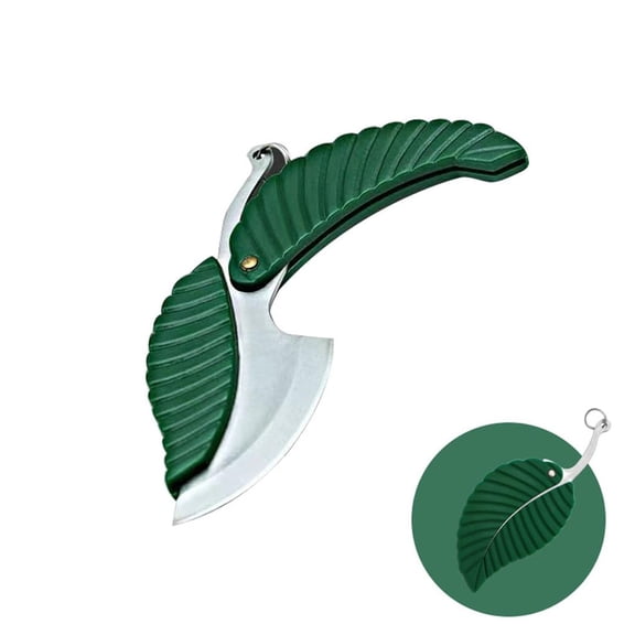 Multifunctional Pocket Tool Cool Leaf Keychain Gear for Home and Outdoor Camping Adventures