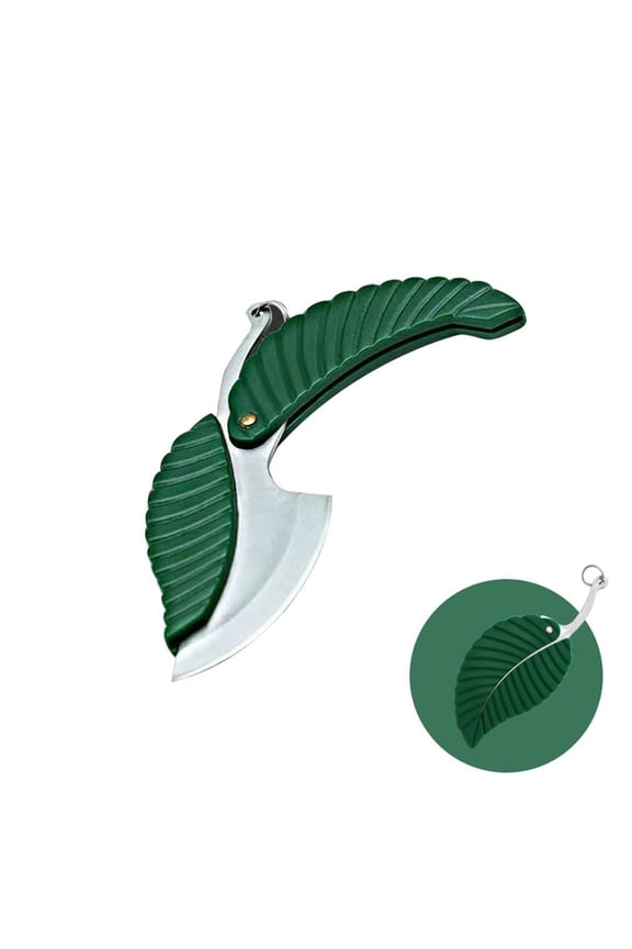 Cutter Multifunctional Pocket Tool Cool Leaf Keychain Ideal for Home and Outdoor Camping Activities for Both Men and Women