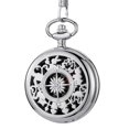 thumbnail image 1 of Multifunctional Pocket Watch Flip Open Survival Compass for Men Retro Hollow Out Pocket Watch Compass with Clasp Chain Dropship (B), 1 of 7