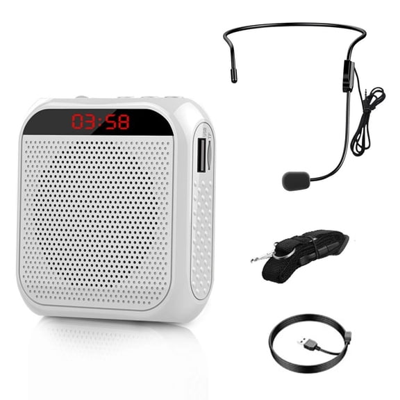 Multifunctional Portable Amplifier 8W 2200mAh Voice Amplifier Personal Voice Speaker ,Crystal-Clear Sound