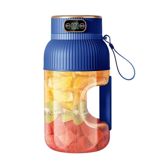Multifunctional Portable Juicer Cup with Digital Display,New 3-in-1 Smoothie Maker, USB Rechargeable Blending Cup for Shakes, Juices, and Protein Drinks