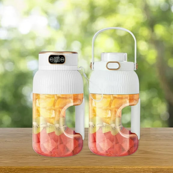Multifunctional Portable Juicer Cup With Digital Display 2024 Portable Smoothie Portable USB Rechargeable Juice Cup High-quality