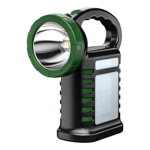 Multifunctional Portable Solar Searchlight Outdoor Waterproof Emergency Lamp Handheld Work Light LED Flashlight