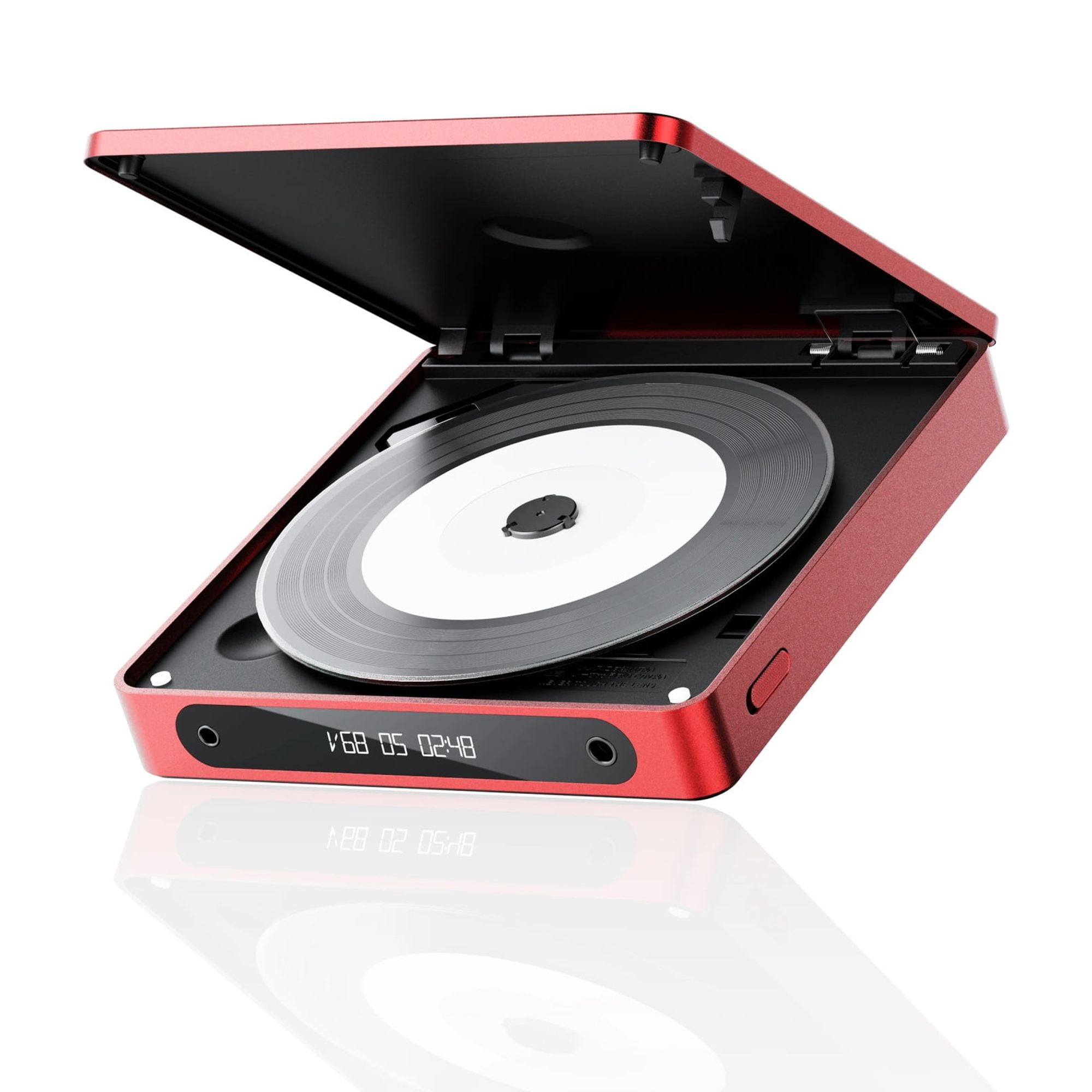 Multifunctional Portable Stereo CD Player with Long-Lasting Battery, Supports USB Ripping