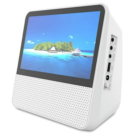 Multifunctional Portable TV with 7-inch 1080P HD Touch Screen, Tuner Antenna,