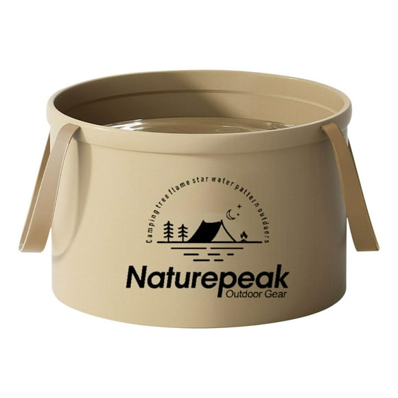 Multifunctional Portable Water Basin, Foot Soak Tub, Portable Bin, Lightweight Foldable Bucket with Handles for Camping, Dish Washing, Laundry, Fishing, Hiking, 9.84 Inches