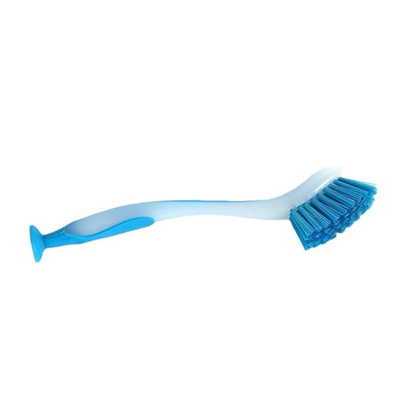 Multifunctional Pot Cleaning Brush Vertical Dishwashing Brush Suction Cleaning Brush Cup LongHandle Type Scrub Sink Tool H2S5