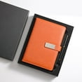 thumbnail image 1 of Multifunctional Professional PU Leather A5 Orange Notebook and Journal with Pen, Card Holder, and Gift Box – for Business, Office, and Students, 1 of 1