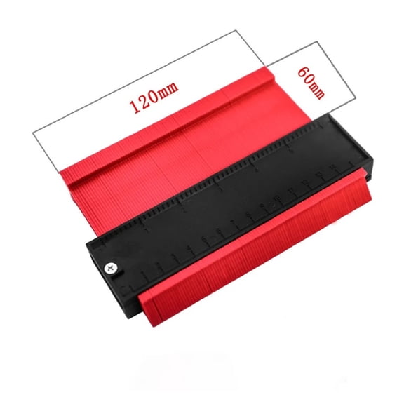 Multifunctional Profile Contour Gauge Woodworking Irregular Shaped Curvature Measuring Ruler Tile ,Water-Proof & Dust Resistant