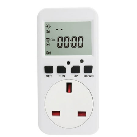 Multifunctional Programmable Timer Outlet With Lcd Display For Home Use