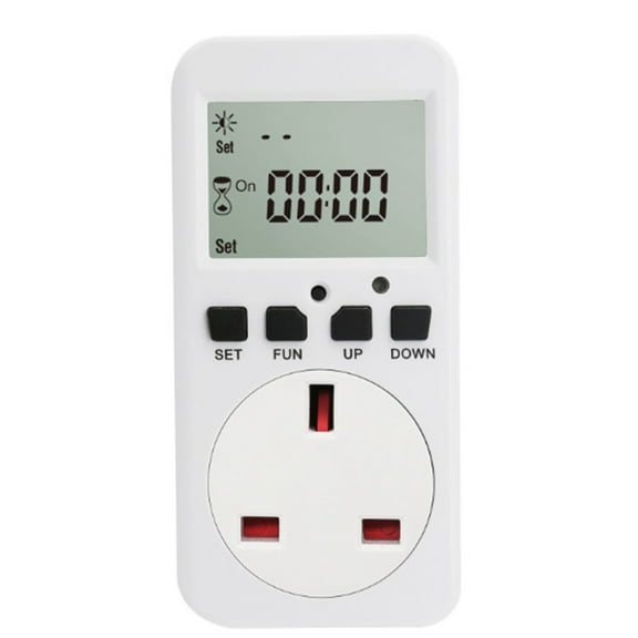 Multifunctional Programmable Timer Outlet With Lcd Display For Home Use