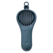 Multifunctional Push Slicer Green, Manual Vegetable Chopper with Container, Press Style Cutter