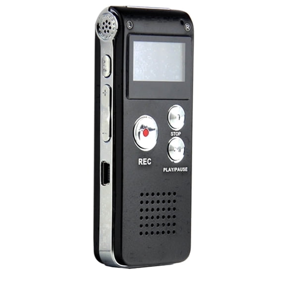 Multifunctional Rechargeable 8GB 650HR Digital Audio Voice Recorder Dictaphone MP3 Player