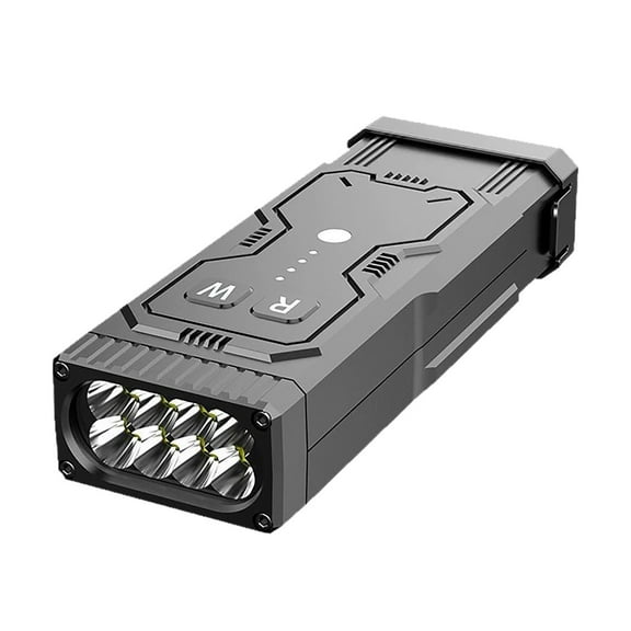 Multifunctional Rechargeable LED Flashlight With Portable Self Power For Travel Camping Emergency Outdoor Use