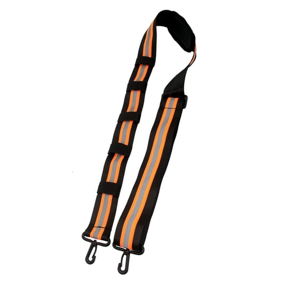 Multifunctional Reflective Radio Strap Harness Adjustable Length Nylon Belt for Night Cycling and Professional Operation