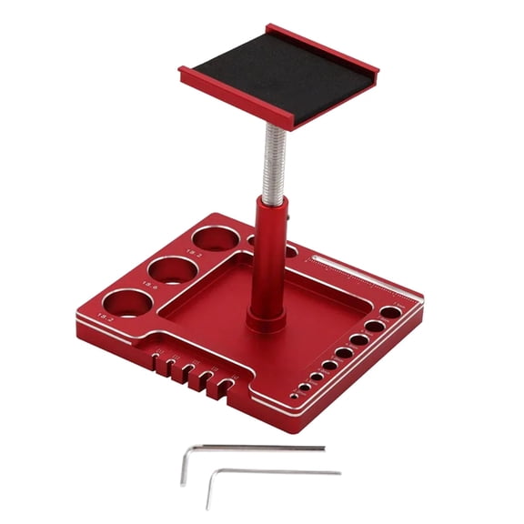 Multifunctional Remote Control Car Stand Work Stand Remote Control Repair Stand 360° Rotation with Screw Base for 1/14 1/16 1/18 1/24