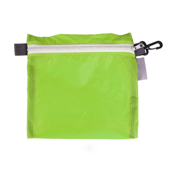 Zippered Nylon Pouch Travel Gear Storage Organizers With Hook Multifunctional
