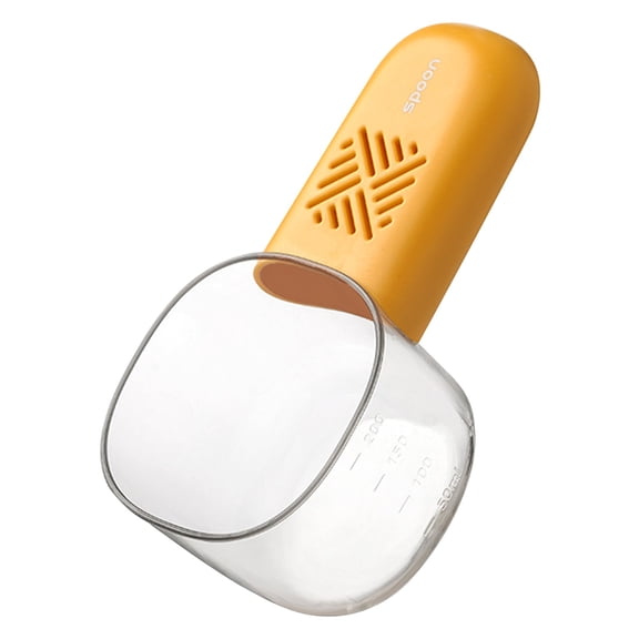 Multifunctional Rice Scoop Spoon with Measuring Function, Household Kitchen Cereal & Flour Digging Tool, Protects Grains from Moisture, 1 Spoon