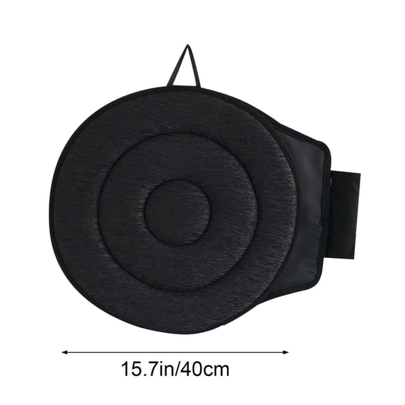 Multifunctional Rotation Car Seat Cushion Universal Swivel Seat Cushion for Office Chairs Cars Ergonomic Support for Comfortable Chair Cushions Pad for Office Car Home 16In