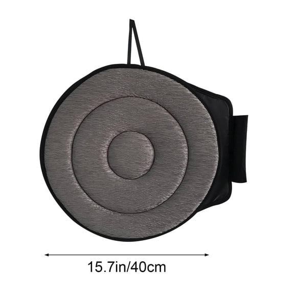 Multifunctional Rotation Car Seat Cushion Universal Swivel Seat Cushion for Office Chairs Cars Ergonomic Support for Comfortable Chair Cushions Pad for Office Car Home 16In