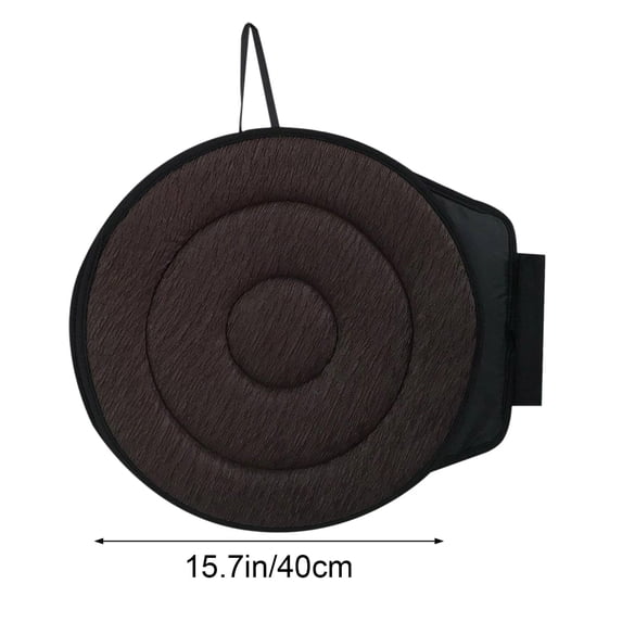 Multifunctional Rotation Car Seat Cushion Universal Swivel Seat Cushion for Office Chairs Cars Ergonomic Support for Comfortable Chair Cushions Pad for Office Car Home 16In