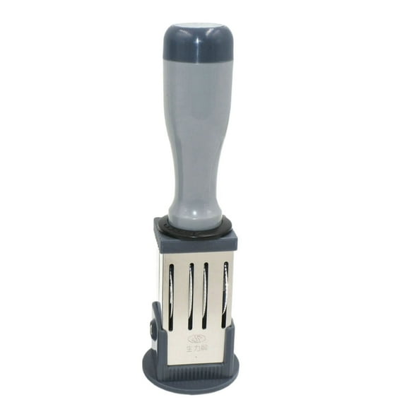 Multifunctional Round Stamp Adjustable Rubber Stamp Line Dater Number Roller Stamp Office Stamp Scrapbooking Stamp