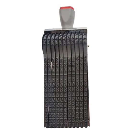 Multifunctional Rubber Roller Stamp Adjustable Letter and Number Stamp Stamp Business Stamp Scrapbooking Stamp