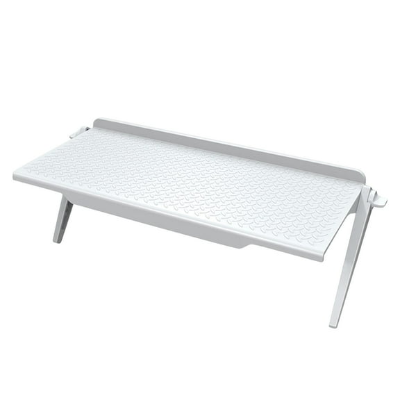 Multifunctional Screen Shelf - 2024 Upgrade Adjustable Topper Rack, ABS Material, Phone Stand, Stores Remotes/Routers for Computer/TV