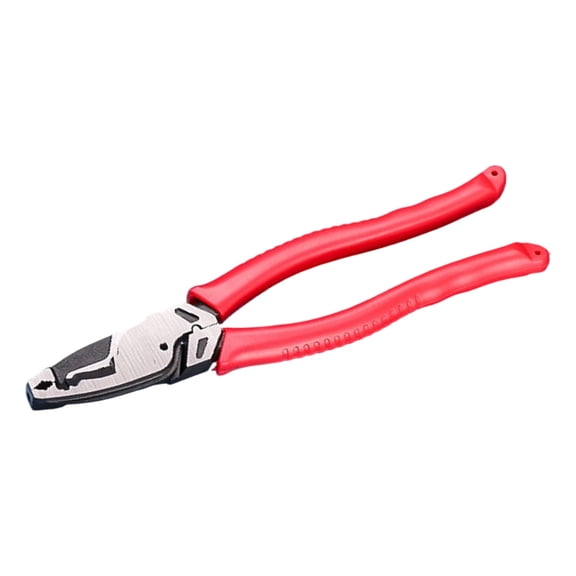 Multifunctional Screw Removal Pliers with Serrated Grip Zones, Wire Cutting Stripping Crimping Tool for Home Repairs
