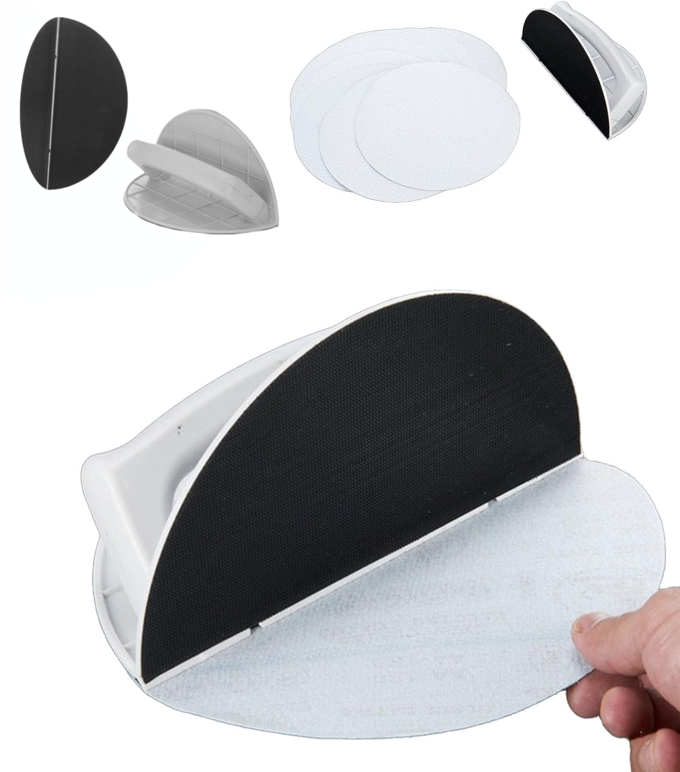 Multifunctional Semi-Circular Angle Sanding Tool, Micro Detail