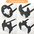 Multifunctional Set of 2 Sink Wrenches for Plumbers Includes 7 Sizes