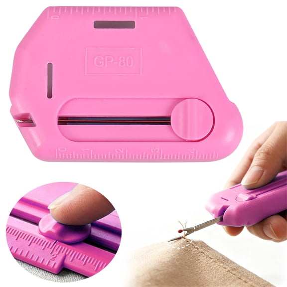 Multifunctional Sewing Machine Seam Guide, 3-in-1 Hemmer Presser Foot with Scale & Seam Marker